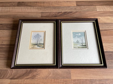 Watercolour paintings signed x 2 Landscape