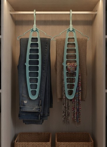Space saving multi layer pants - space-saving,