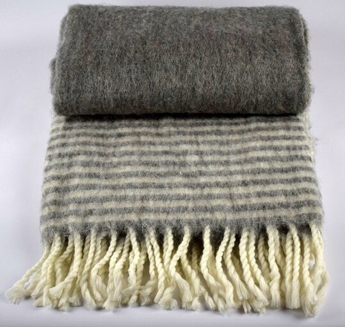 Throw blanket grey - blanket, bed