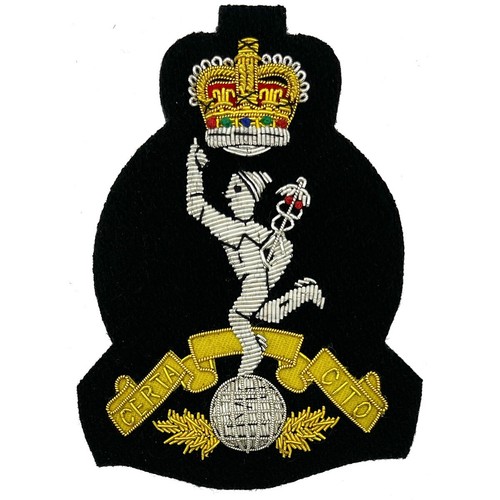 Royal signals wire embroidered - royal,