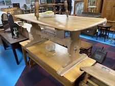 Ercol Refectory Large Dining Farmhouse Kitchen Table 1.8m 180cm Delivery Avail