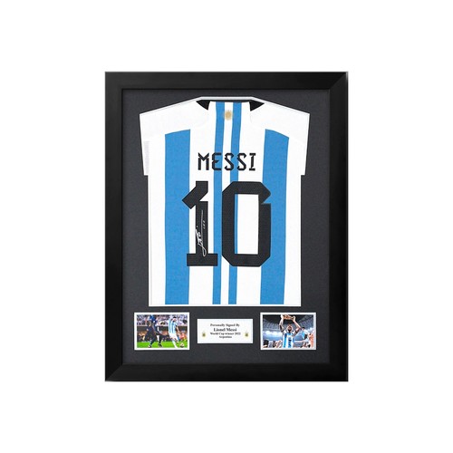 Signed lionel messi argentina - signed,
