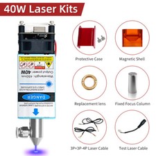 40W Laser Cutter Module Head with Air Assist for CNC Engraver Cutting Machine