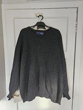 Vintage Pringle Faldo Golf Wool Sweater Jumper Size Medium Oversized