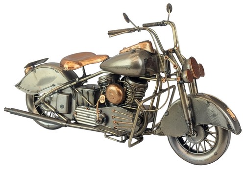Metal bronze motorcycle - bronze,