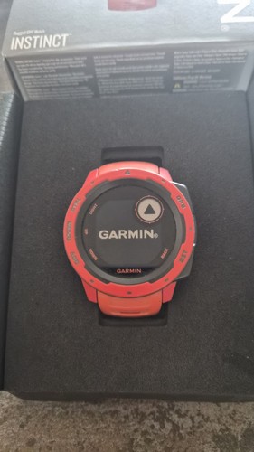 Garmin instinct flame red - garmin,