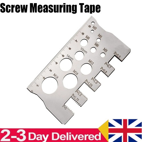 Screw thread pitch gauge ruler - pitch,