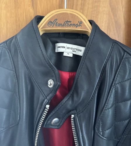Men reiss leather black - xl,