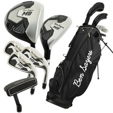 Ben Sayers M8 Graphite 7 Piece Package Set Right Hand with Stand Bag Black/Grey