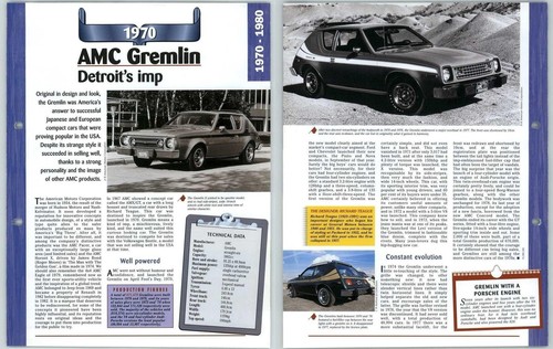Amc gremlin 1970 - -, 1970/1980
