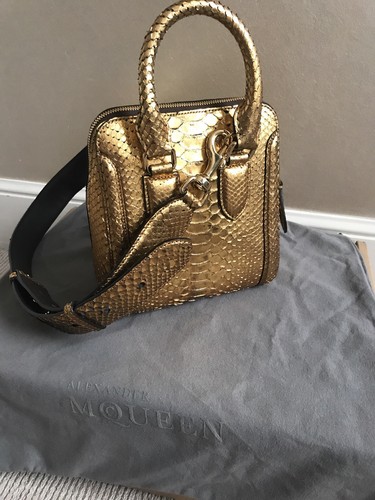 Alexander mcqueen gold python - alexander,