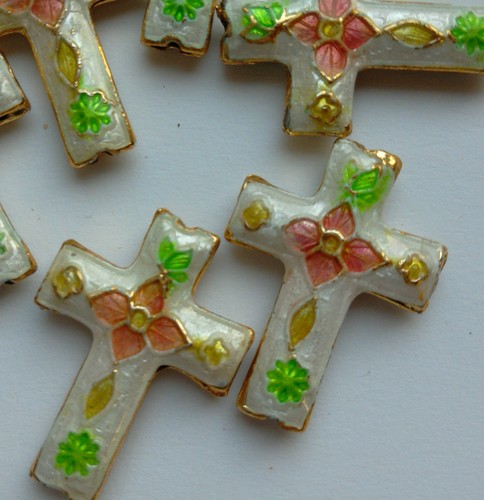 Cloisonne beads ornate - beads,,