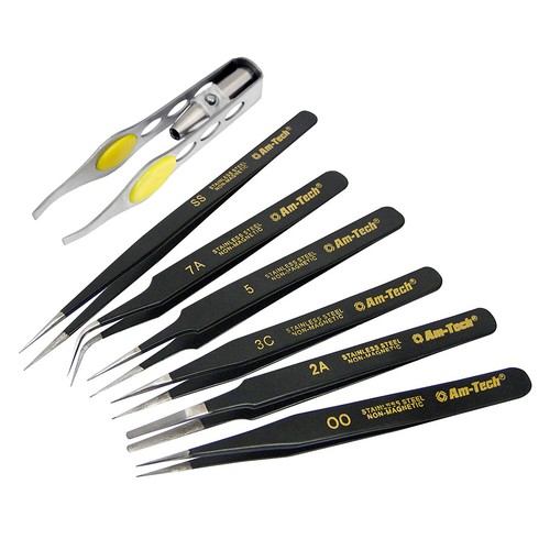 7pc precision led - precision, tweezers