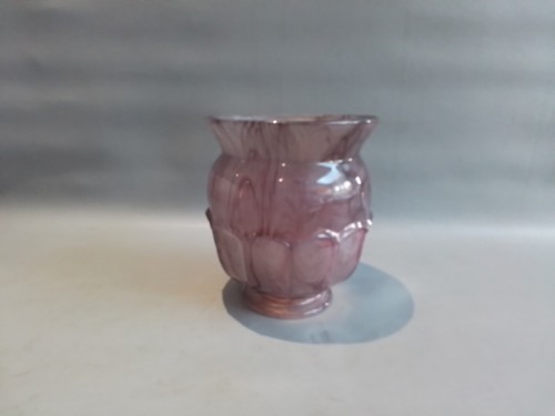 Art deco cloud glass amethyst - glass,