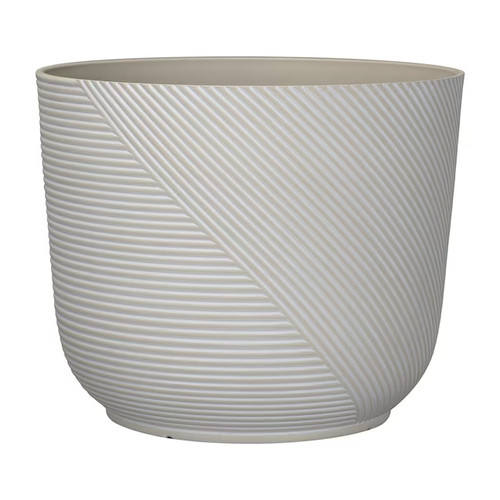 Planter round large white - 15",
