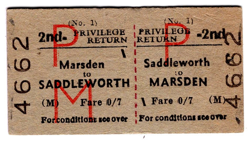 Railway ticket t - railway, b.t.c