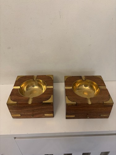 Pair wooden gold - pair,