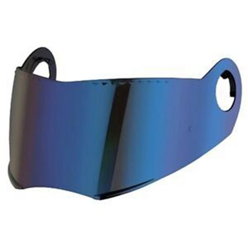 Blue mirror visor - blue, to