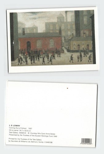 Vintage postcard lowry - vintage,