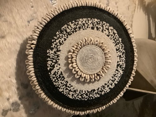 African beaded shield