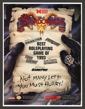 Shadowrun super nintendo - shadowrun,