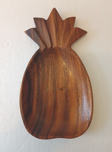 Vintage monkey pod carved - monkey,