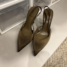 Zara Olive Heels 39