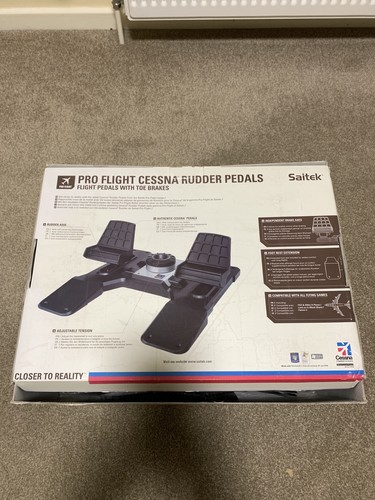 Saitek pro flight rudder - saitek,