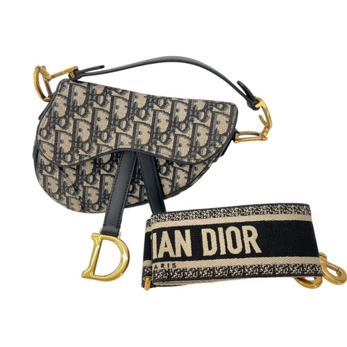 Dior saddle mini - navy, handbag
