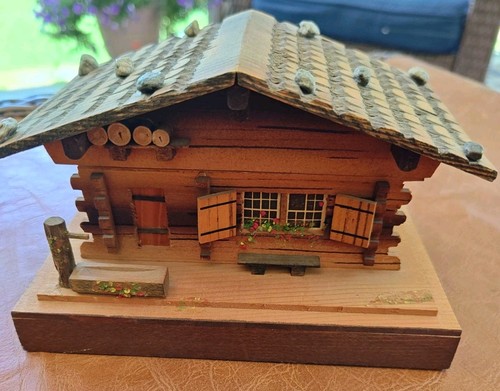 Vintage reuge swiss chalet - vintage,