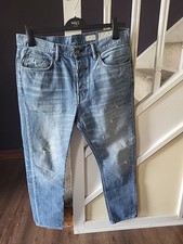 Mens All Saints Taper Jeans