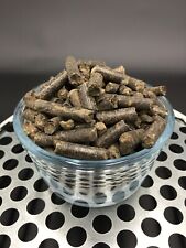 Horse manure pellets for mushroom growing or gardening.