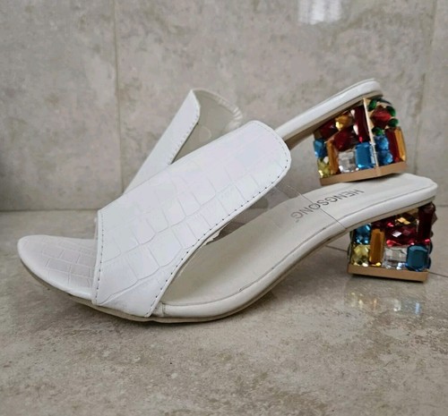 New womens white clear slip - new,