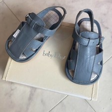 Dior Baby Dior Blue Baby Sandals Shoes 12cm W/Box Y3