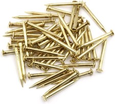 Escutcheon brassed pins tacks - brassed,