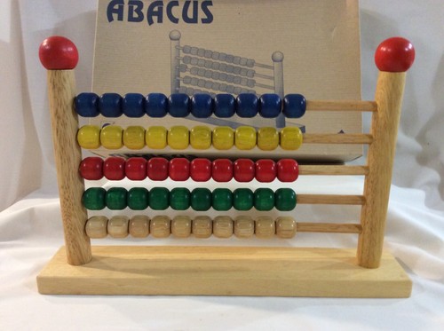 Solid wood abacus - wood,