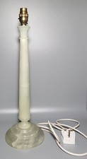Next Interiors Marble Effect Table Lamp Light Green Colour  Size Approx 47cm 