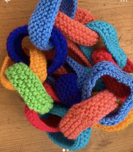 Knitted multicoloured - knitted,