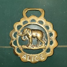 Brass Horse Harness Medallion