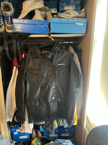 Superdry leather jacket - superdry,