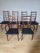 set 0f 6 Rosewood Danish