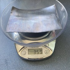 359 grams  clean lead sheet