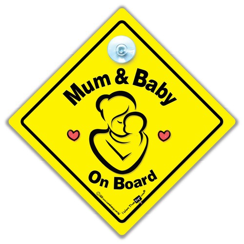 Mum and baby - on, board