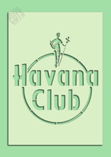 Havana club stencil bar art - stencil,