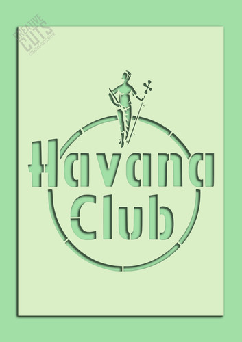 Havana club stencil - --, bar