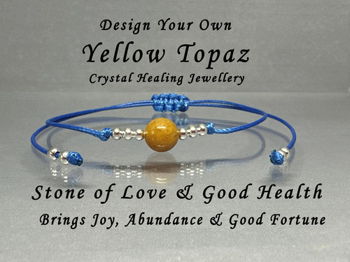 Yellow topaz bracelet anklet - yellow,