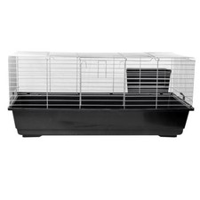KCT SMALL INDOOR PET CAGE 100CM SINGLE LEVEL DARK GREY HOME HOUSE ANIMAL RABBIT