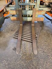 Moffett mounty tines and backplate telehandler forklift fork lift skidsteer