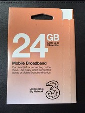 Three Mobile Network 24GB