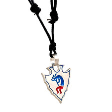 Kokopelli Man Pendant Pewter